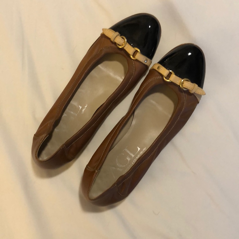 AGL Leather Flats in Euro Size 44 (US size 13)